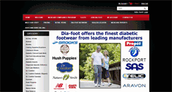 Desktop Screenshot of dia-foot.com